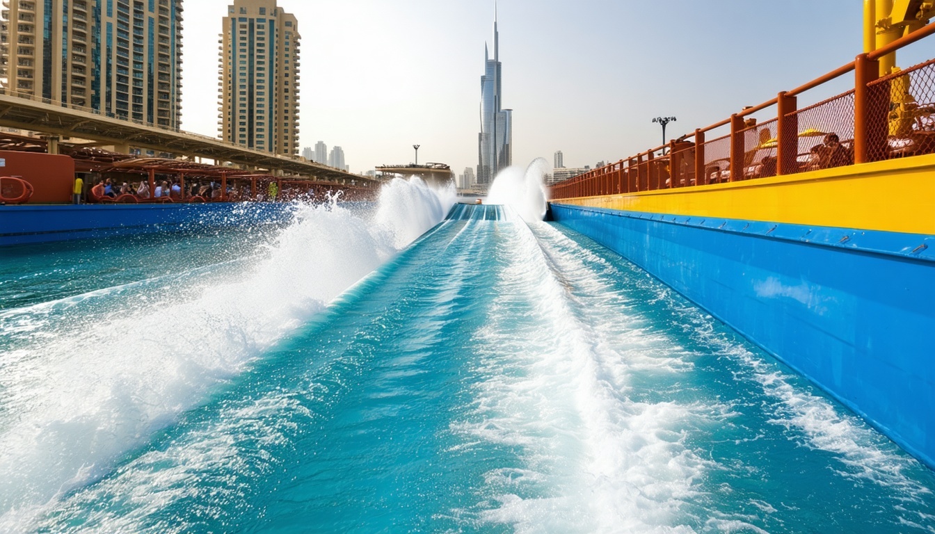Thrilling water rides in Dubai